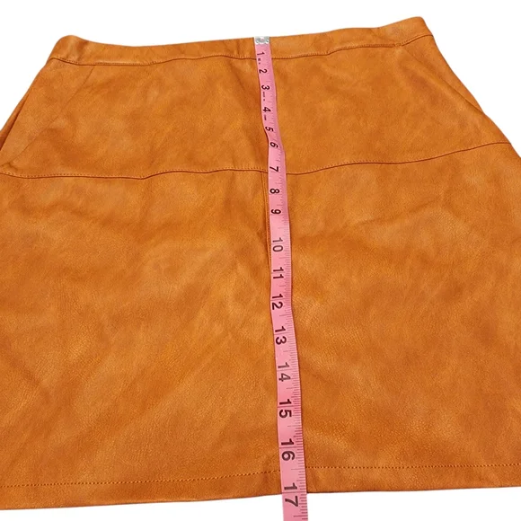 Shinestar Faux Leather Mini Skirt With Pockets Size XL - Picture 5 of 11